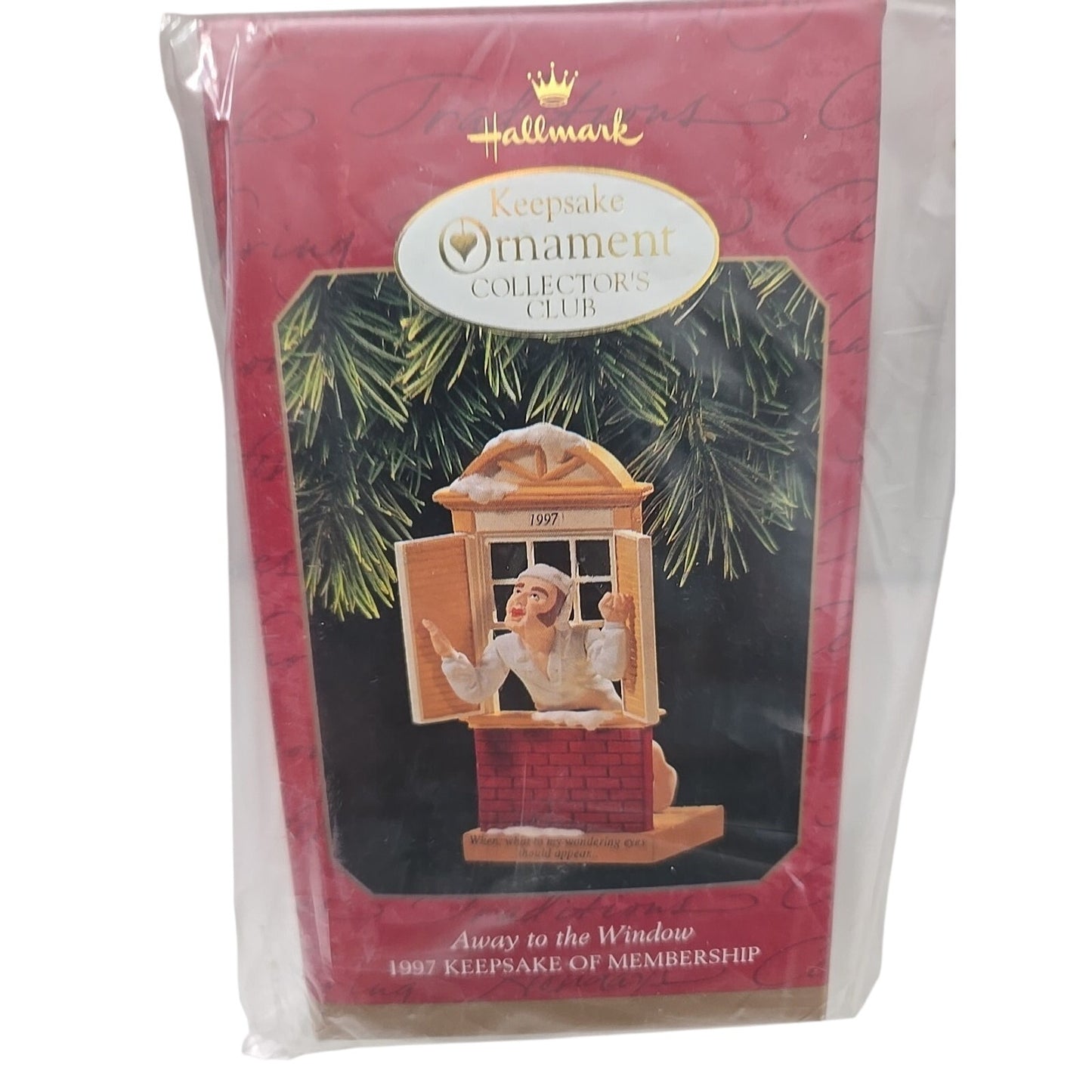 New Hallmark Keepsake Collectors Club Ornaments, Set of 4, Membership Kit 1997