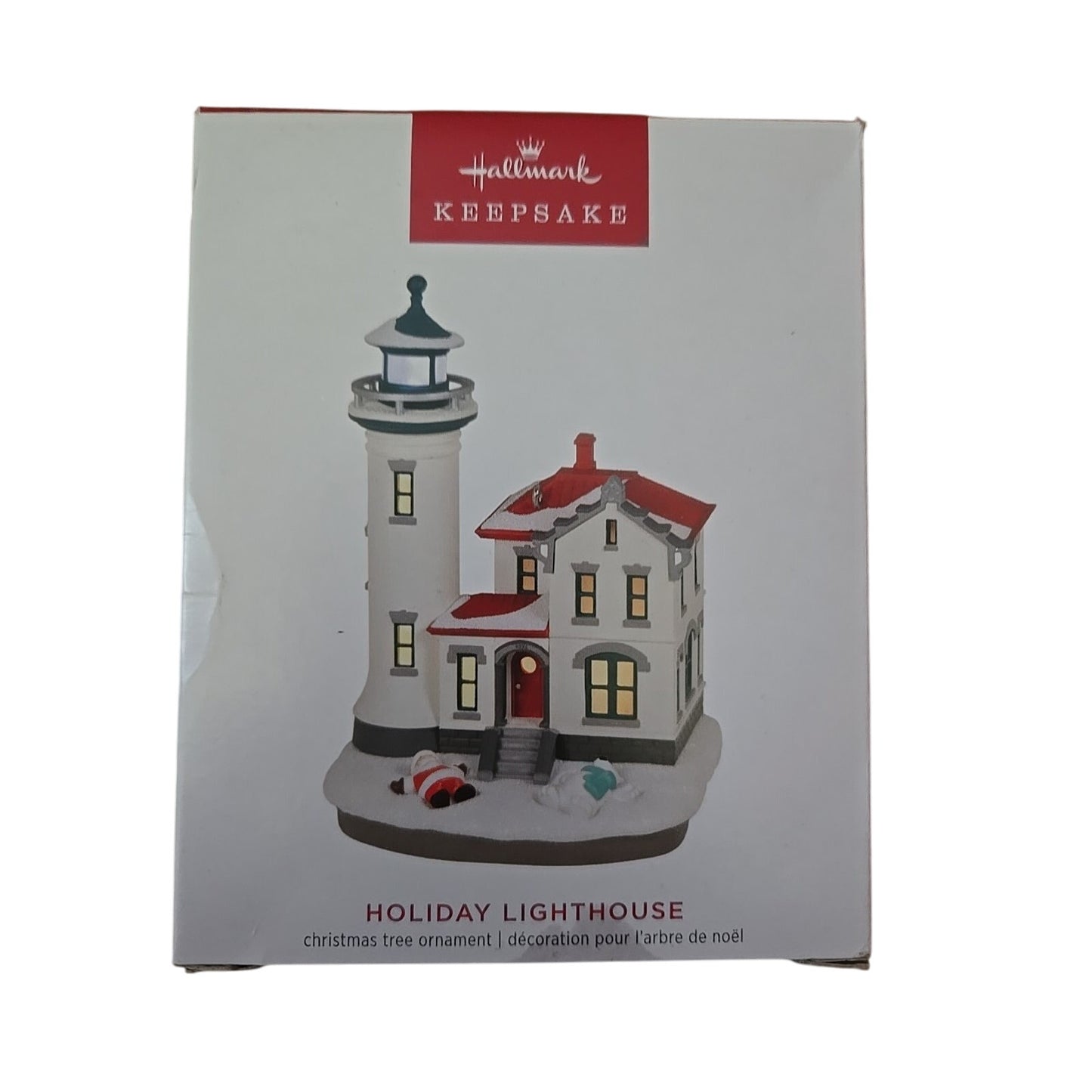 Hallmark Keepsake 2023 Holiday Lighthouse 12th in Series MAGIC LIGHT NEW in Box