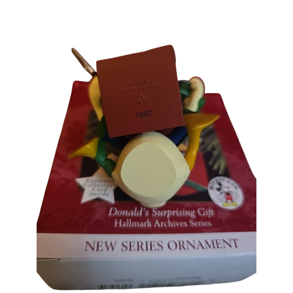 Hallmark Keepsake Ornament Donald's Surprising Gift Archives Series #1 - 1997