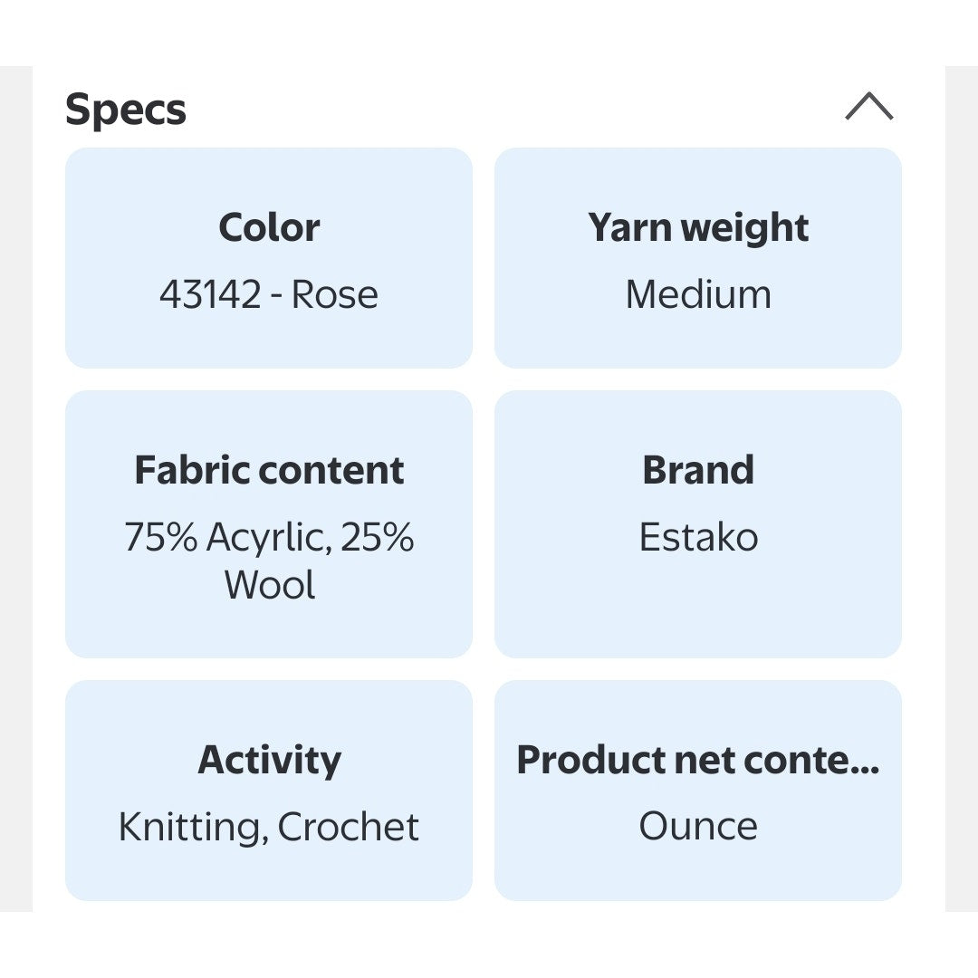 Estako Star-Worsted Acrylic & Wool Yarn 3 pack Rose 43142