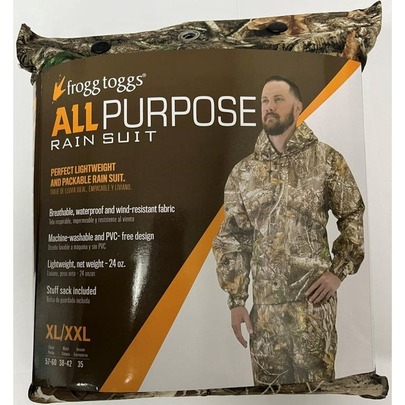 Frogg Toggs Size M/L All-Purpose Rain Suit for Men, Waterproof