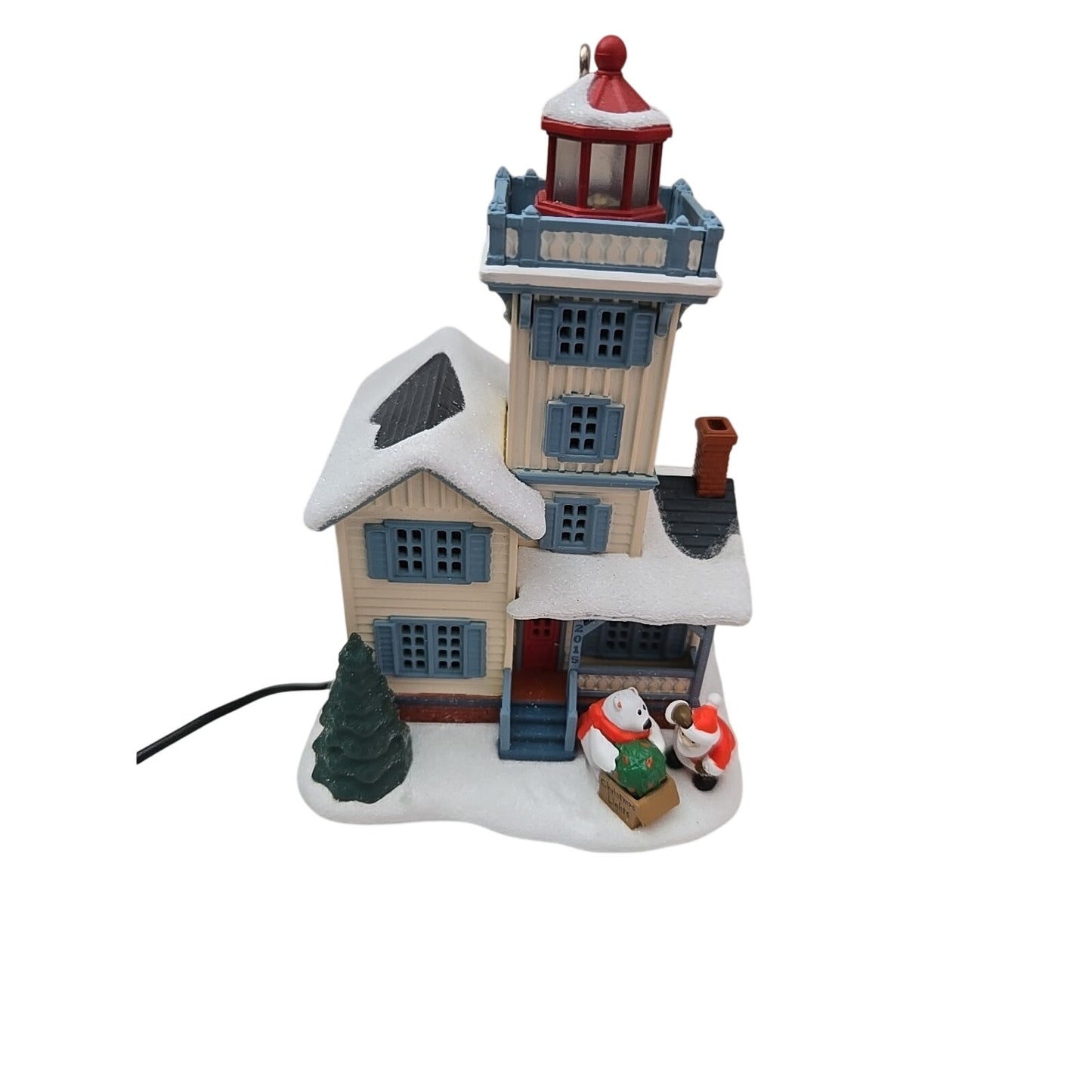 Hallmark 2015 HOLIDAY LIGHTHOUSE Ornament 4th In Series