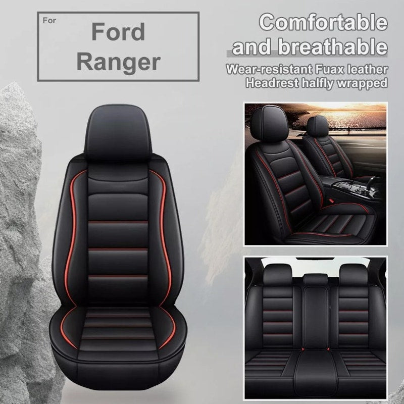 New Seat Covers For Ford Ranger Crew Cab 2019-2025 Front & Back Set
