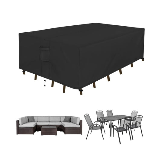 New Waterproof Patio Furniture Cover - Black