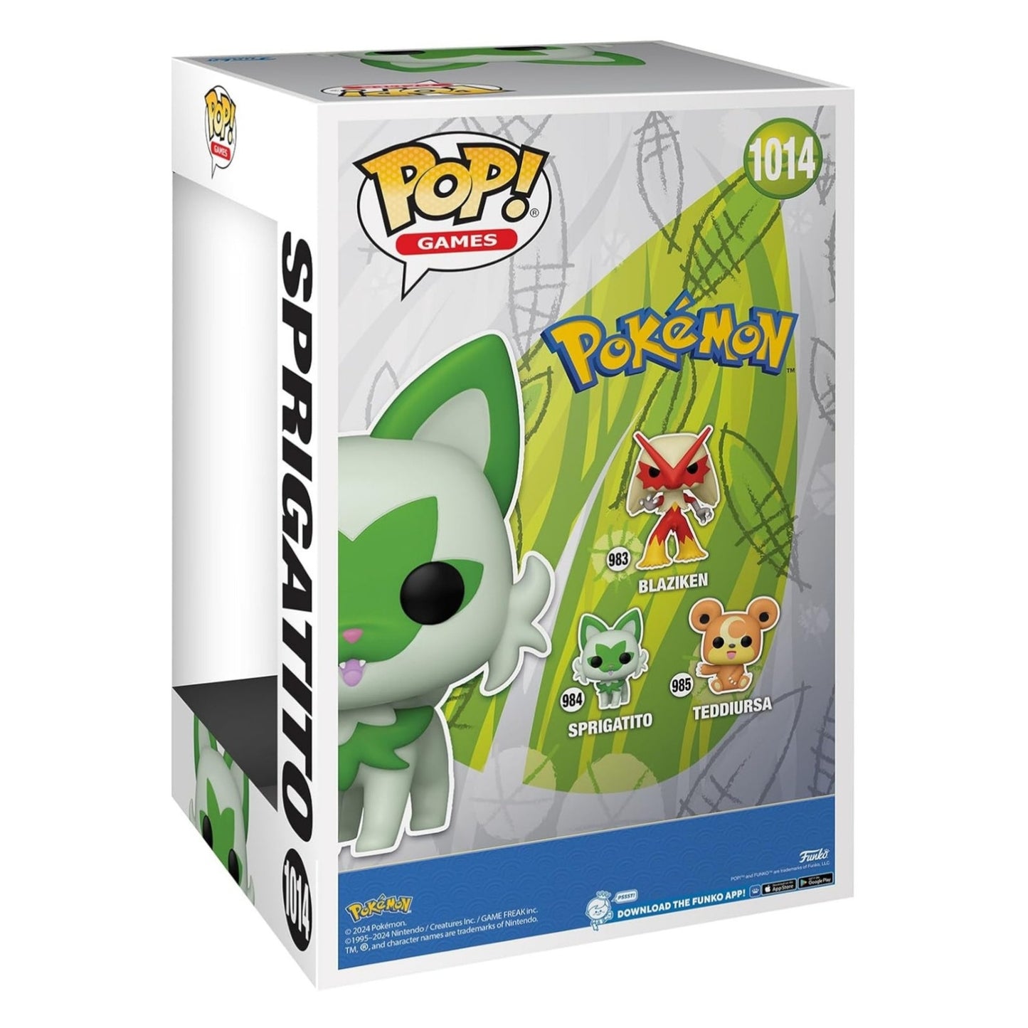 Funko Pop! Jumbo: Pokemon - Sprigatito - Collectible Vinyl Figure