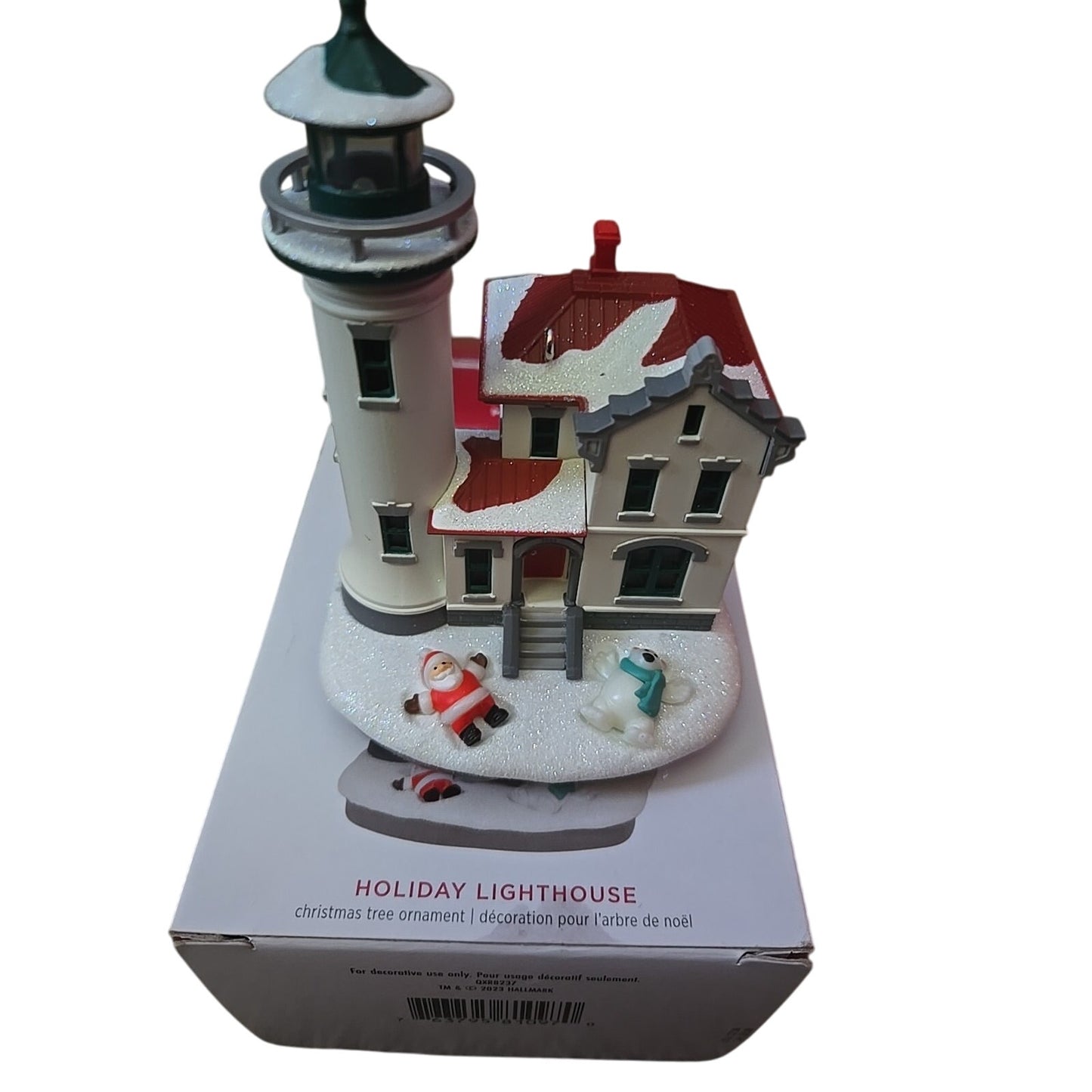 Hallmark Keepsake 2023 Holiday Lighthouse 12th in Series MAGIC LIGHT NEW in Box
