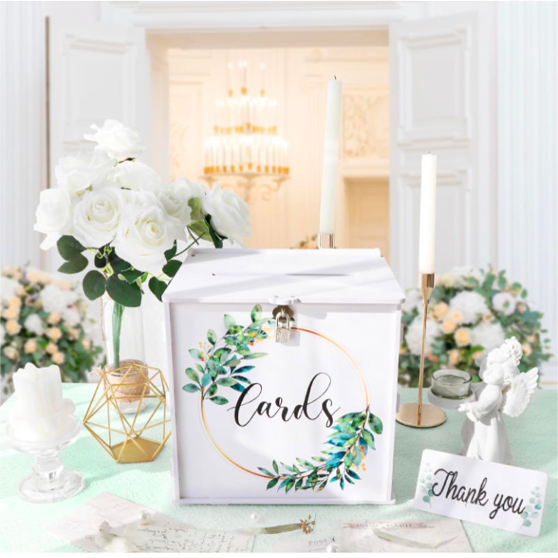 Wedding Card Box with Lock