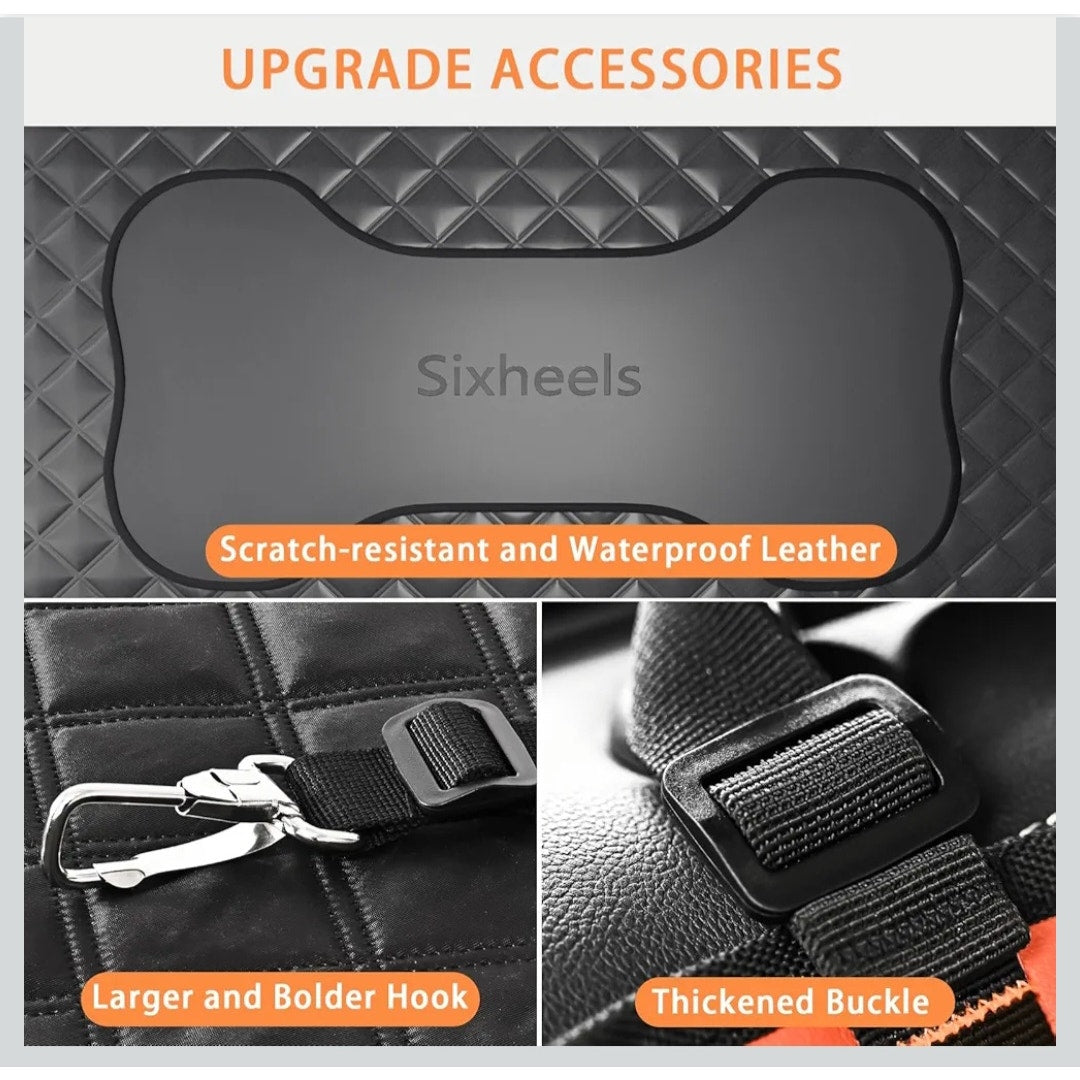 New Pet Rear Seat Cover Hard Bottom Backseat Extender For Full Size Truck SUV