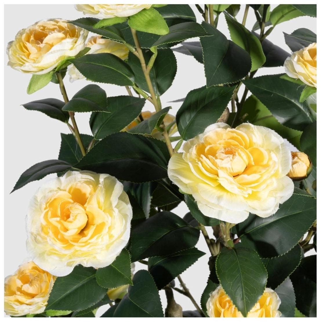 2 Pack Artificial Camellia Tree 3 Foot