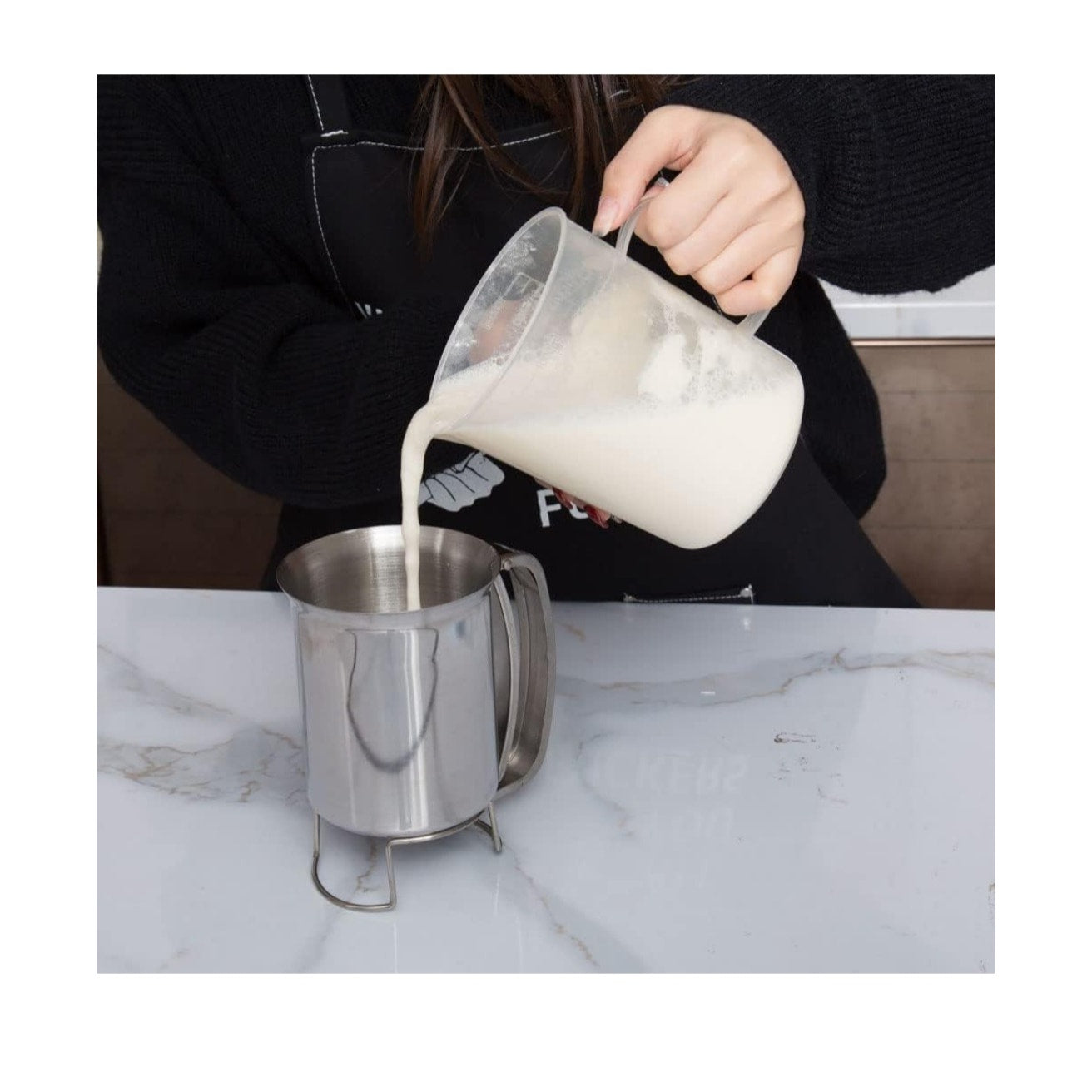 800ml Stainless Steel Pancake Batter Dispenser