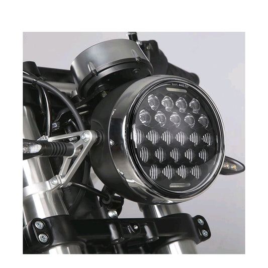 5-3/4 Motorcycle LED Headlight 5.75" H4 Socket light