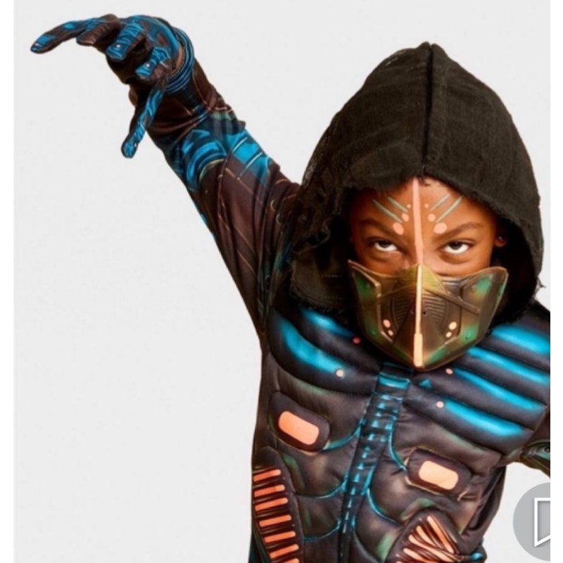 Hyde and Eek! Kids Desert Warrior Ninja Halloween Costume Size L 10-12
