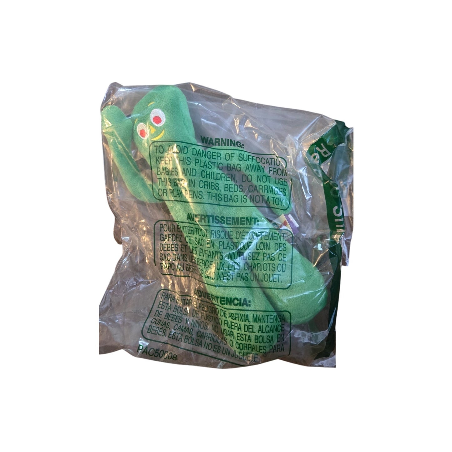 Multipet Gumby Plush Squeaky Dog Toy New