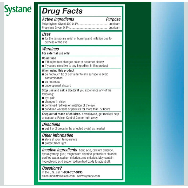 Systane Eye Lubricant 1 oz.Eye Drops