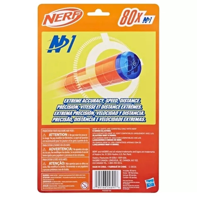 NERF N Series Blaster Refill - 80 ct N1 Darts