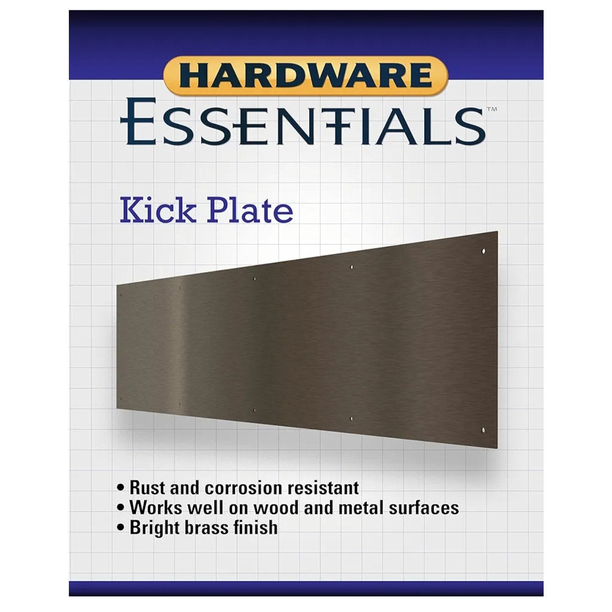 New Aluminum Kick Plate Antique Bronze Finish 8" x 34" by Hardware Essentials