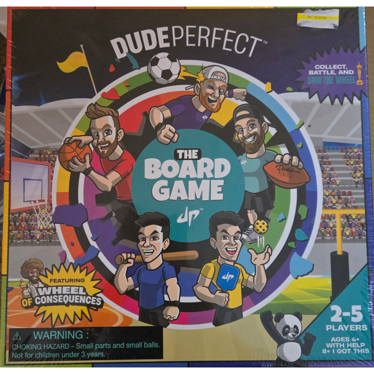 Dude Perfect Board Game - 2-5 Players Ages 4+ - Mini Sports Games - New Sealed