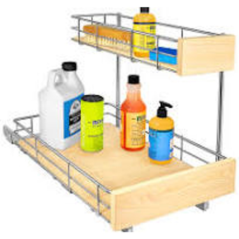 NEW Lynk Professional Slide Out Under Sink Cabinet Organizer Drawer 11.5"x 18"