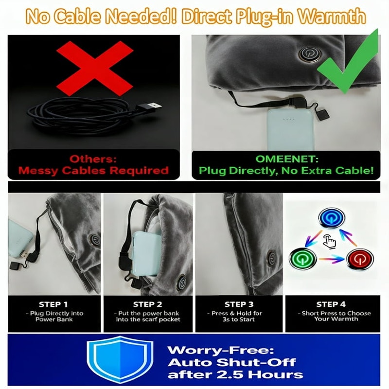 Portable Hand Warmer Muff for Winter