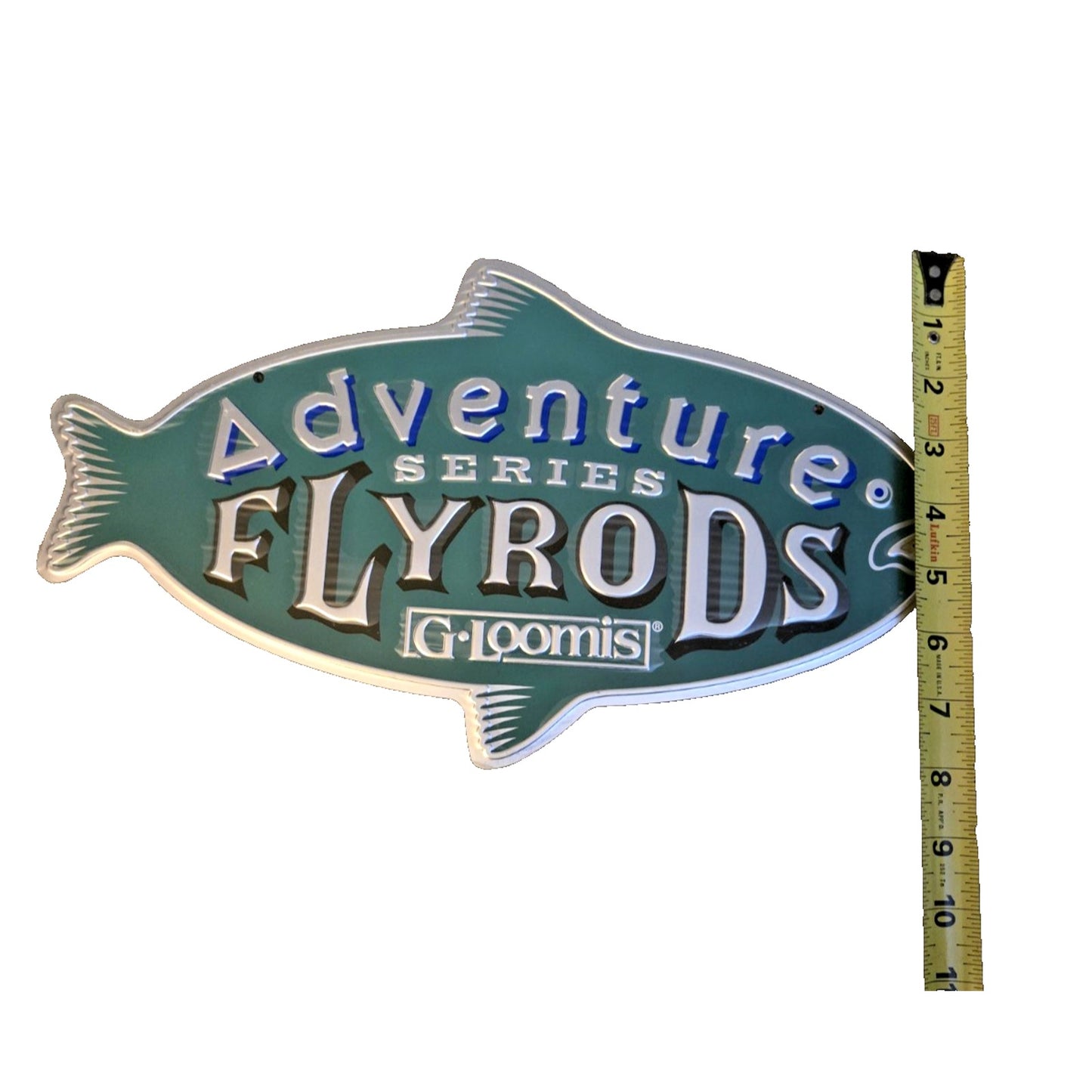 G-Loomis Adventure Series Fly Rods Metal Sign New in plastic G Loomis