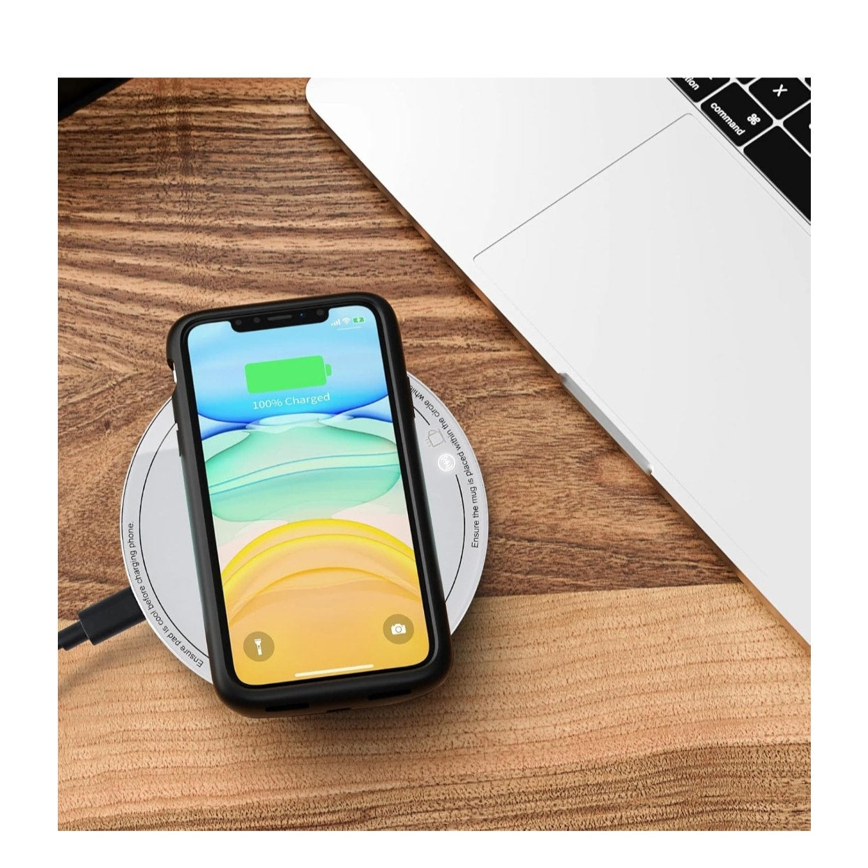 Coffee Cup Mug Warmer Set Smart Constant Temperature 131°F  Wireless Charging 12.8 oz