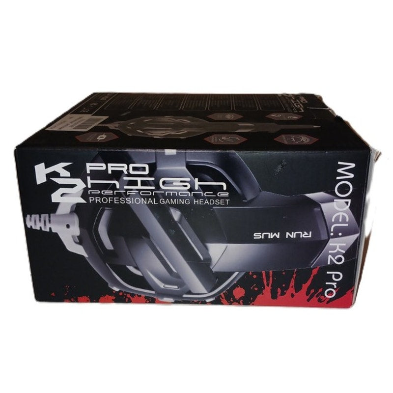 K2 PRO Professional Wired Gaming Headset - 3.5mm - Compatible with PS4, Xbox One, PC, Switch - New