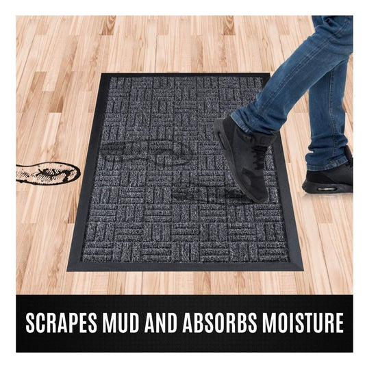 New All-Weather Door Floor Mat for Indoor or Outdoor 17.5 x 29.5"