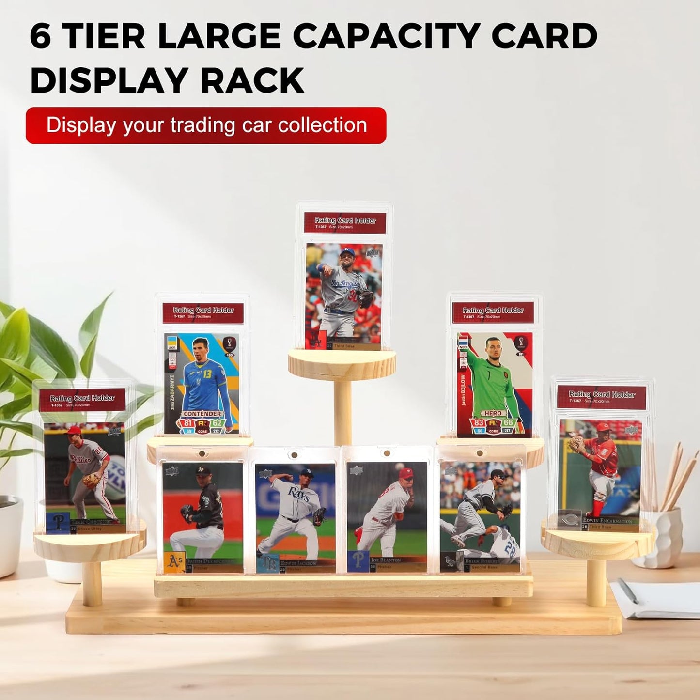 PSA Graded Card Display Stand Trading Sports Cards Basketball Football Hockey