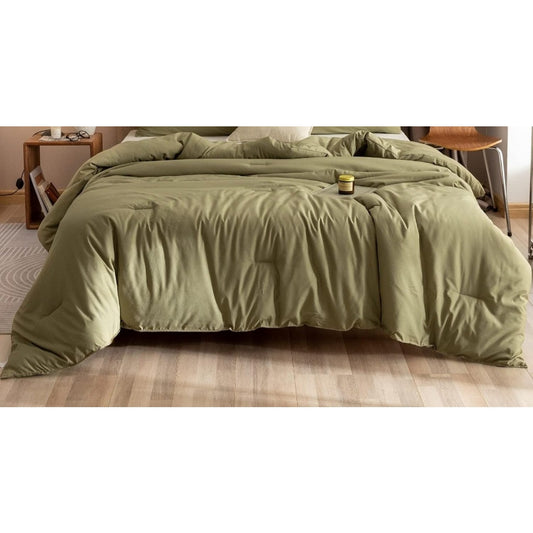 New King Size Comforter Olive Green