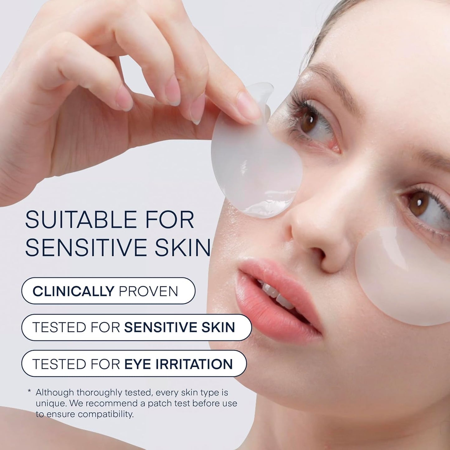 Under Eye Gel Patches w/ Caffeine Hyaluronic Acid Niacinamide Undereye Korea