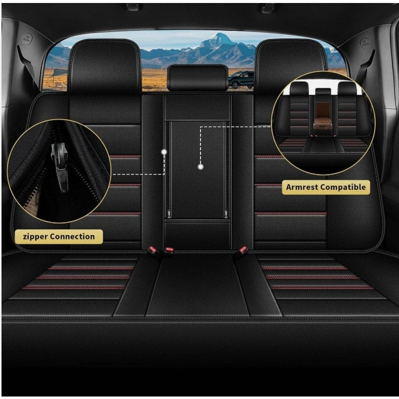 New Seat Covers For Ford Ranger Crew Cab 2019-2025 Front & Back Set