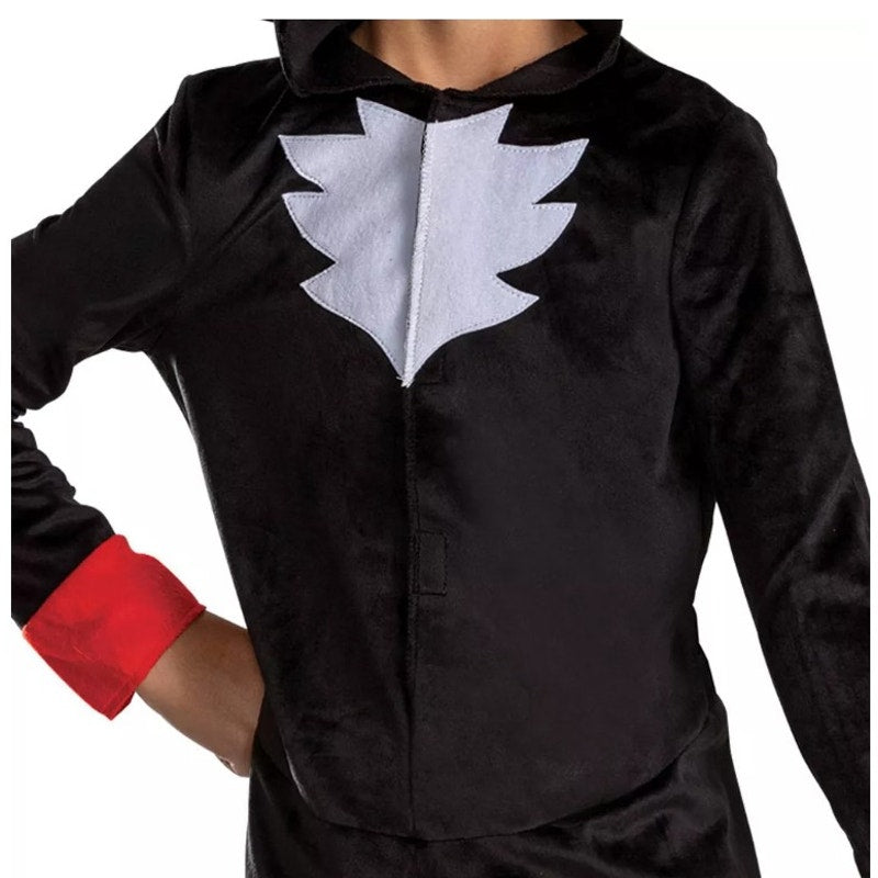 Sega Kids' Sonic the Hedgehog Movie 3 Shadow Halloween Costume Size L Large (10-12)