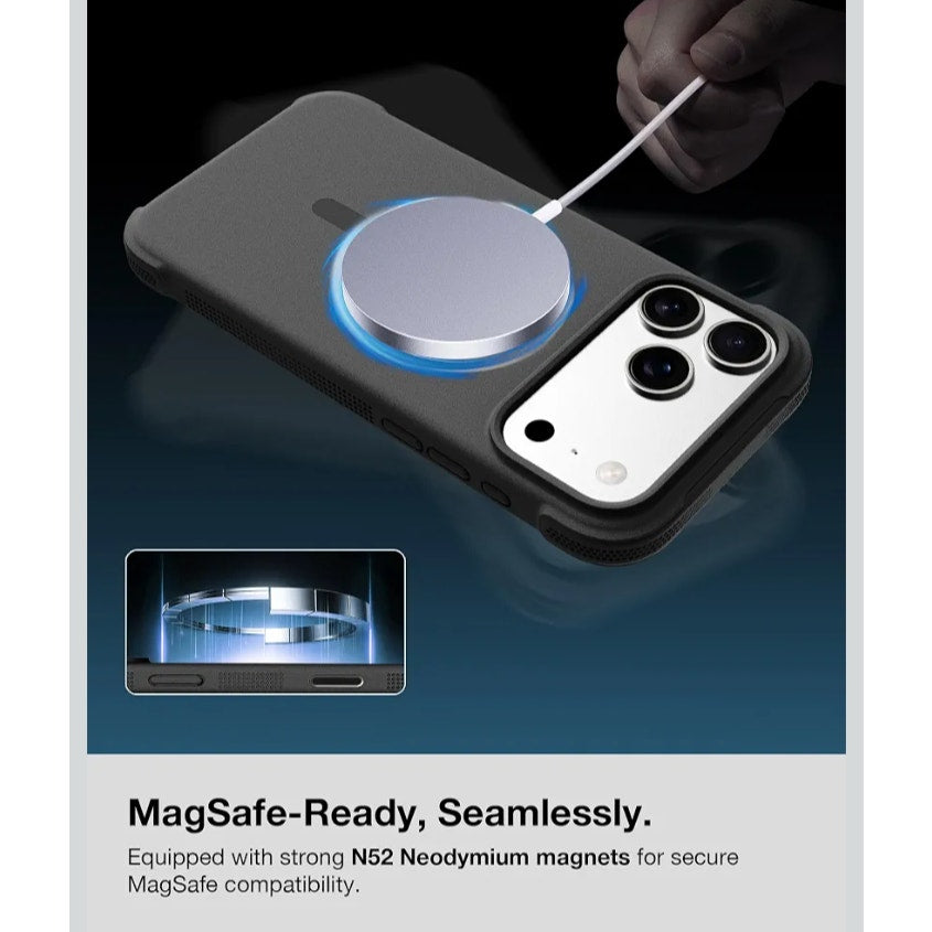 Case for iPhone 17 Air, Camera Control Button Compatible w/ MagSafe Shockproof