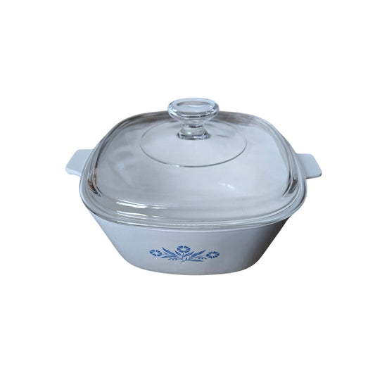 Vintage Corning Ware 2 1/2 quart Casserole Dish W/ Glass Lid Corningware