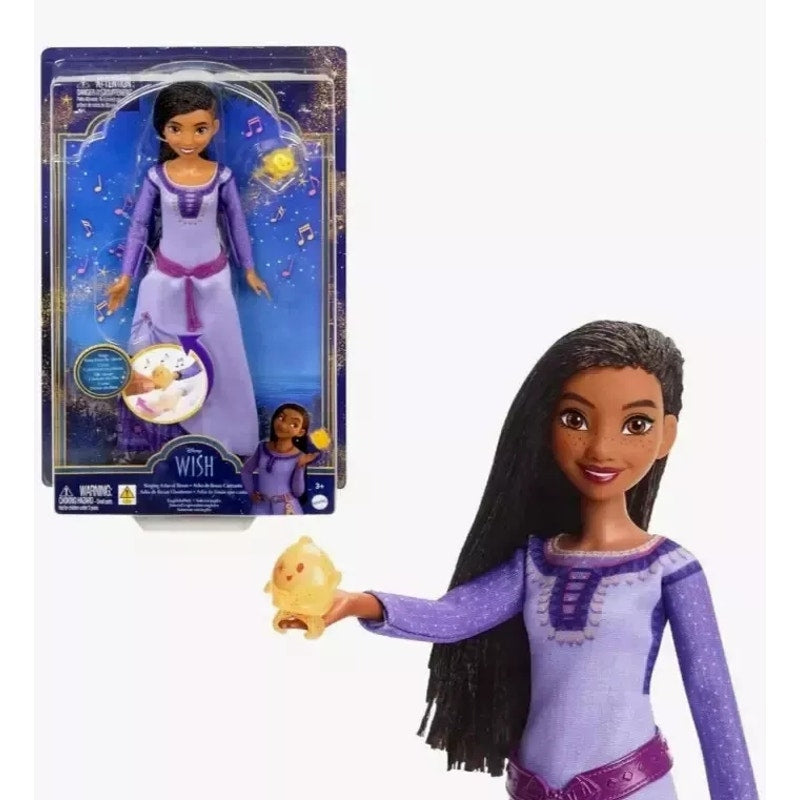 New Disney Wish Movie Asha Of Rosas Doll and Star Figure