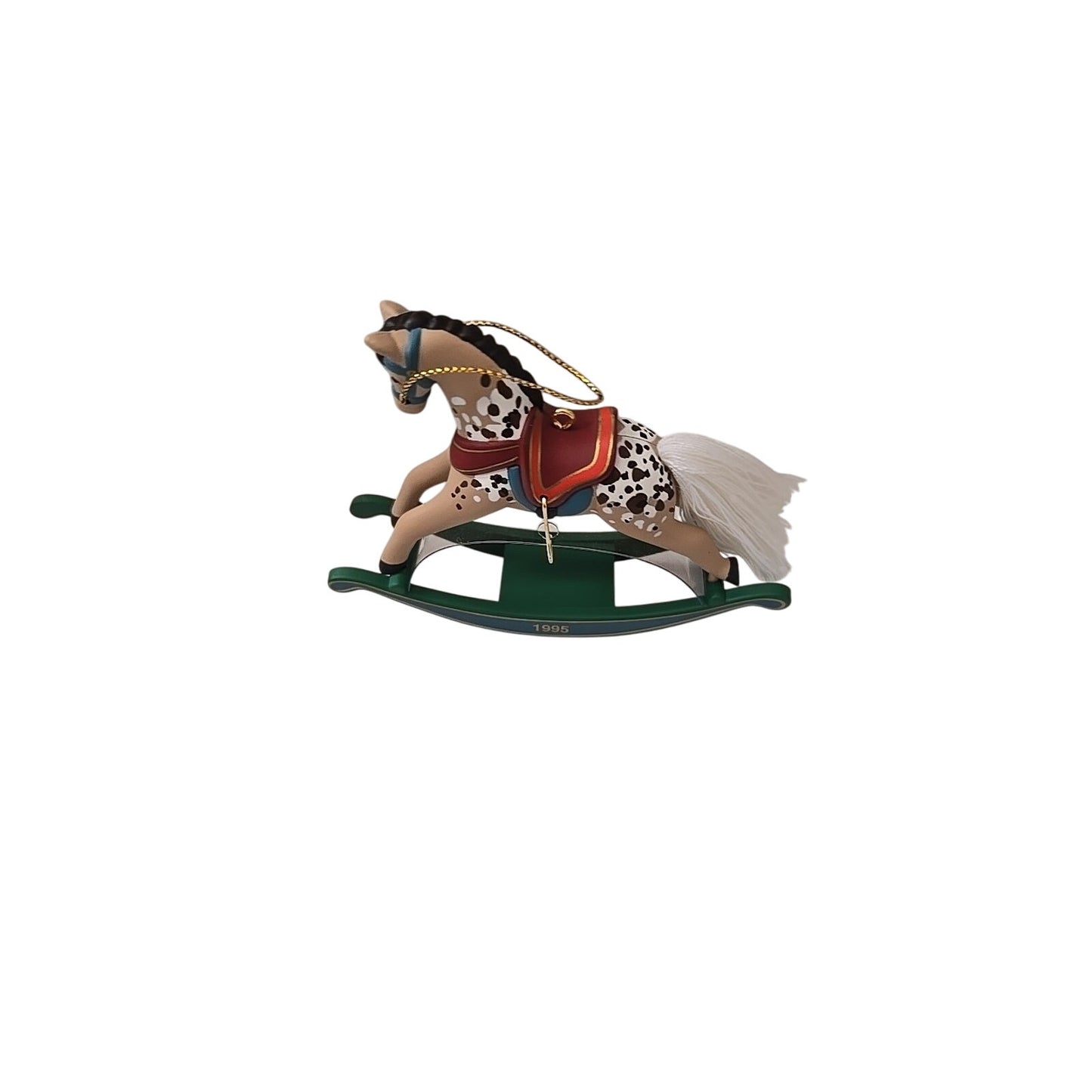 1995 Hallmark Rocking Horse Keepsake Ornament Collector's Series 15th Fifteenth