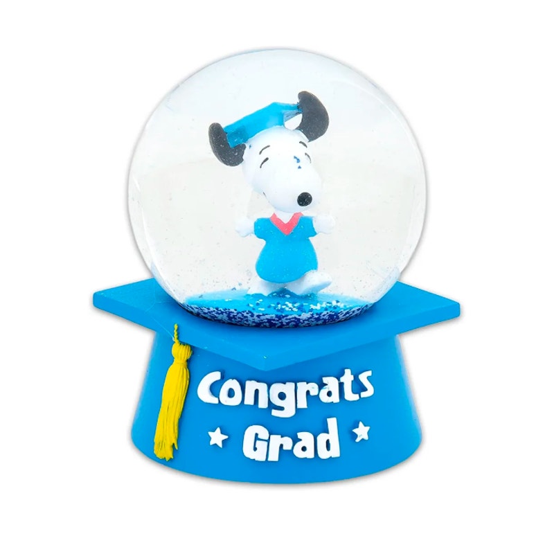 Peanuts Musical Water Globe for Graduation