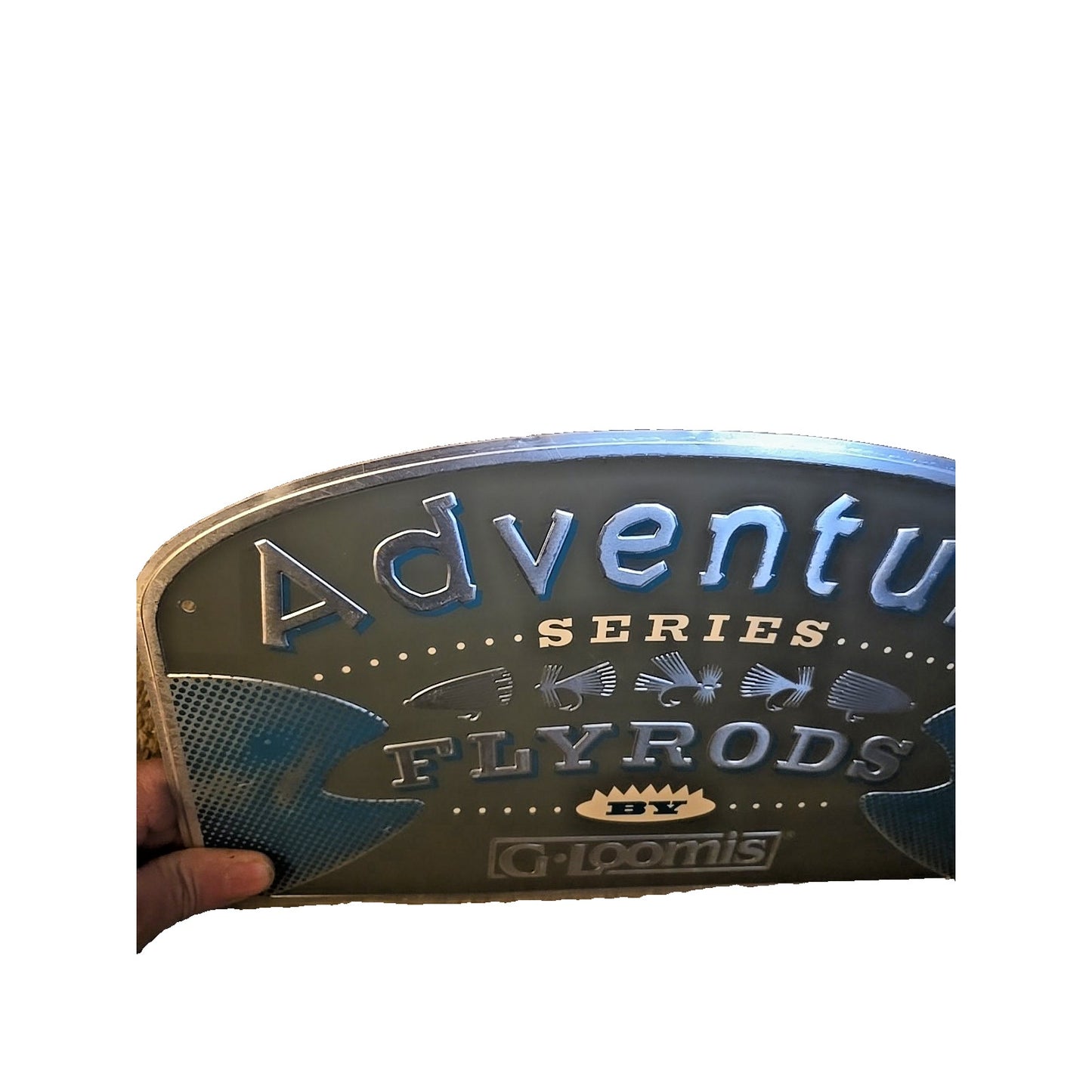 G-Loomis Metal Sign Adventure Series Fly Rods By G. Loomis New! RARE
