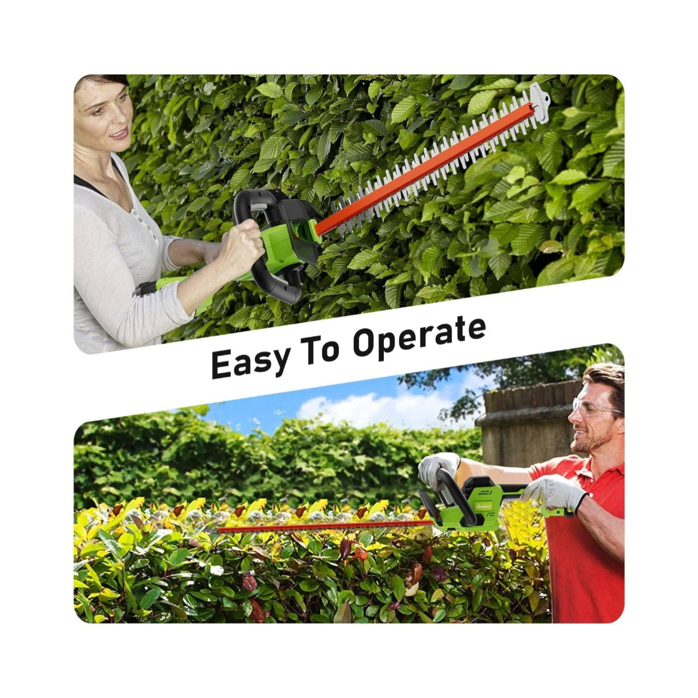 20V Max Hedge Trimmer Cordless, 22 Inch