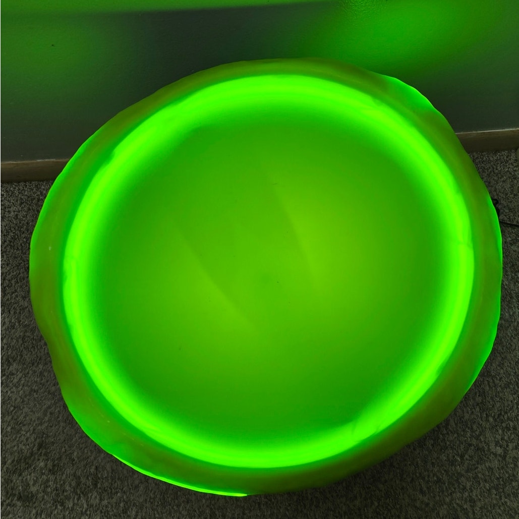 New 17" Light & Sound Candy Bowl Cauldron Outdoor Halloween Decor Hyde and EEK!