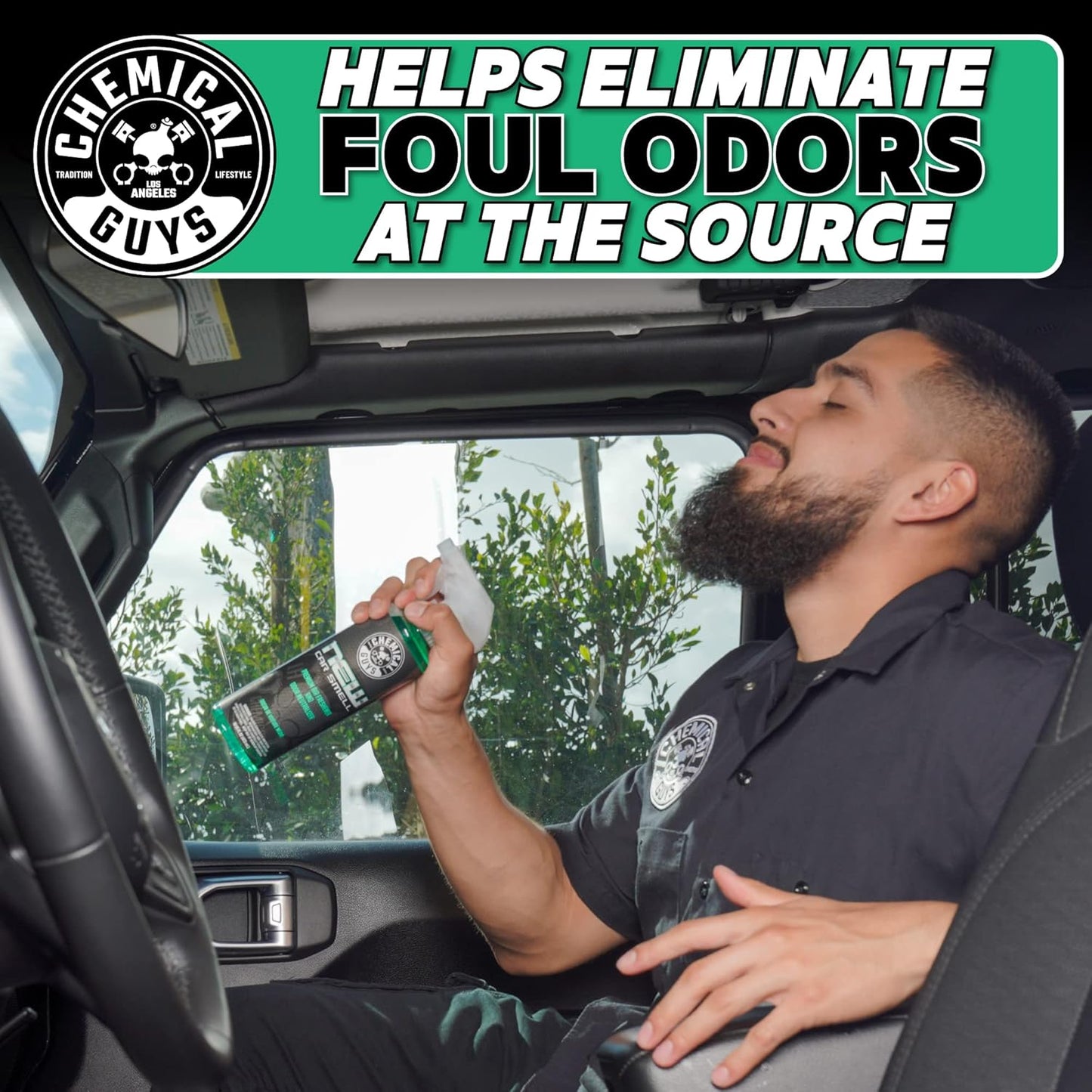 Chemical Guys AIR_101_16 New Car Smell Premium Air Freshener and Odor Eliminator