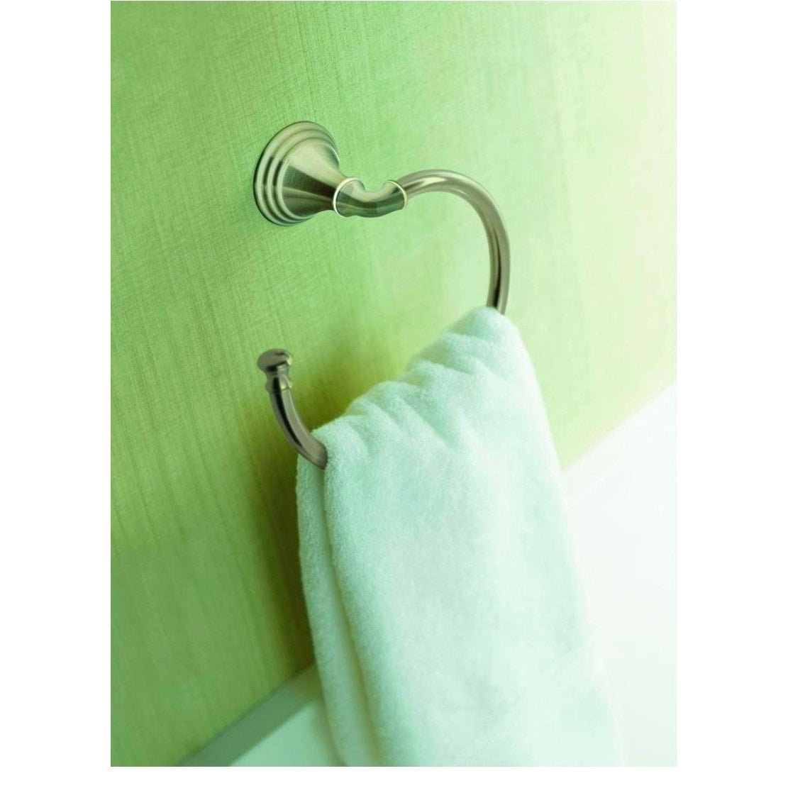 Kohler K-10557-BN; Devonshire Towel Ring in Vibrant Brushed Nickel