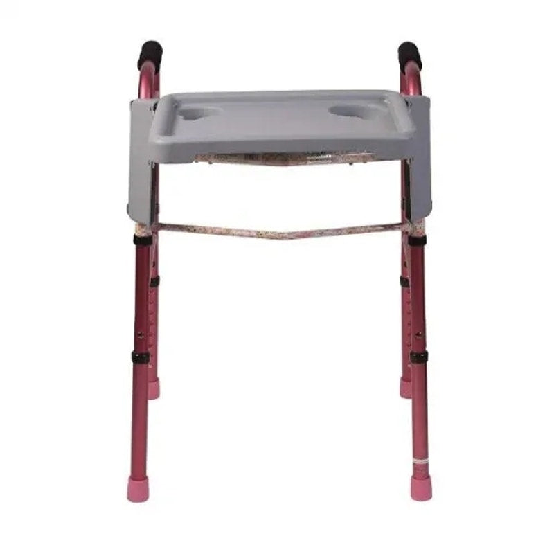 Lightweight Folding Walker Tray with Cup Holders