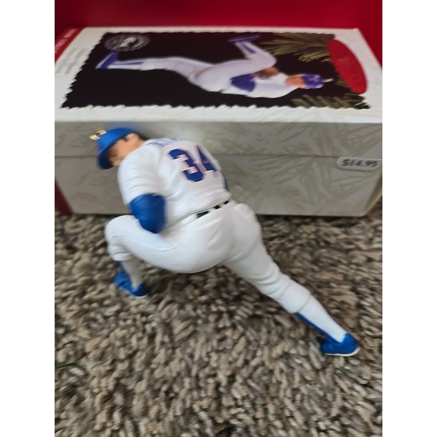 Christmas Tree Decoration Keepsake Ornament Nolan Ryan Hallmark 1996 new