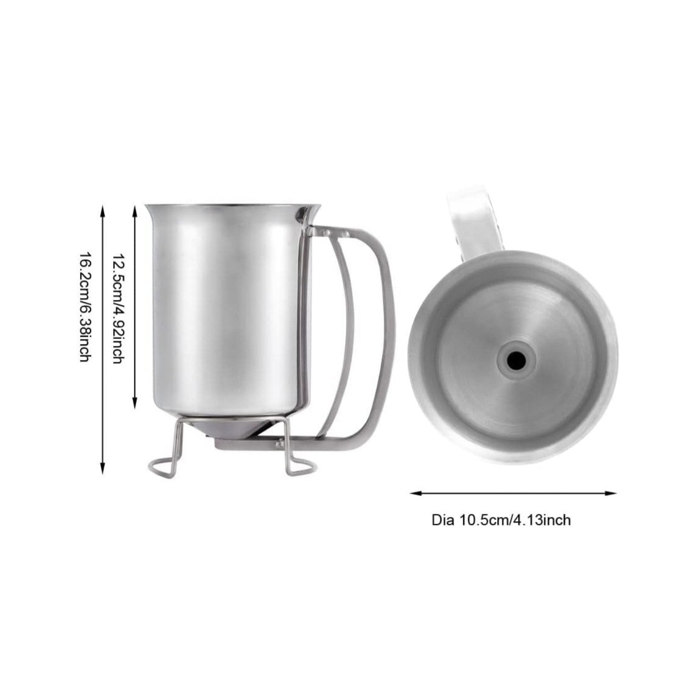 800ml Stainless Steel Pancake Batter Dispenser