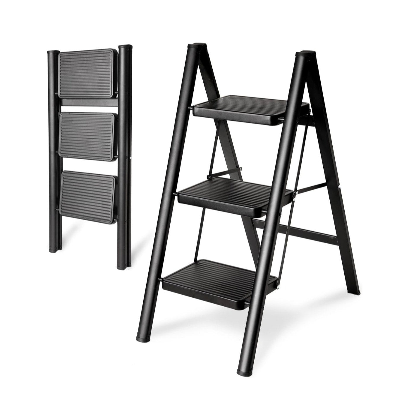 Step Ladder 3 Step Folding Heavy Duty Holds 330 Lb Load