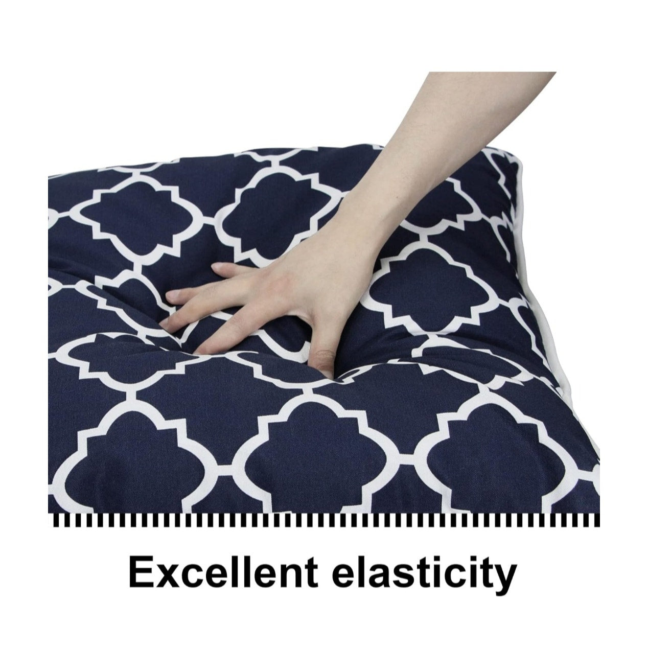 TWO Sets Deep Seat Patio Cushions 22x24 Outdoor Furniture w/ Removeable Cover Fade Resistant