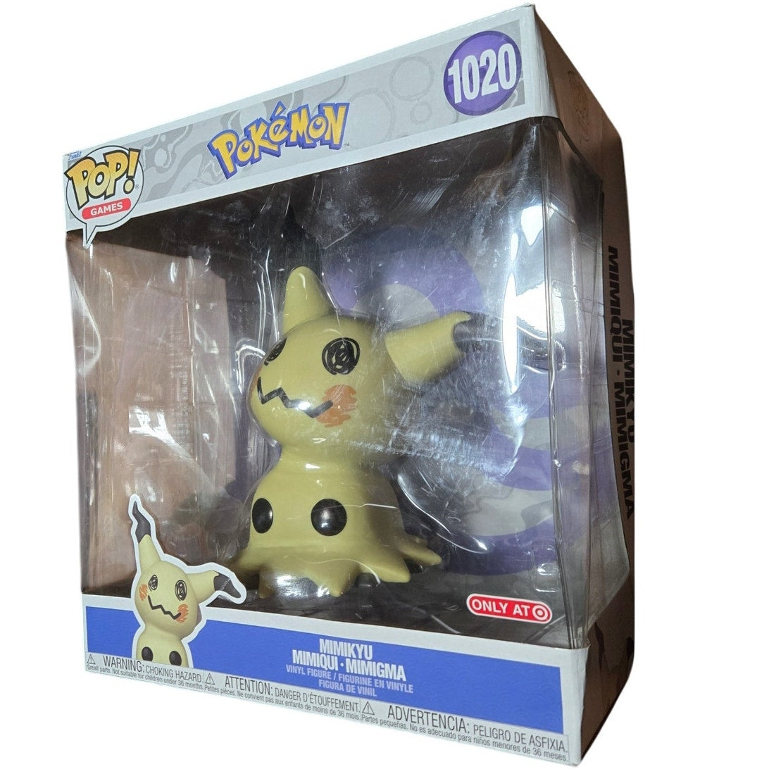 Funko Pop! Games Jumbo Mimikyu 1020 Pokemon Pikachu New in Box Target Exclusive