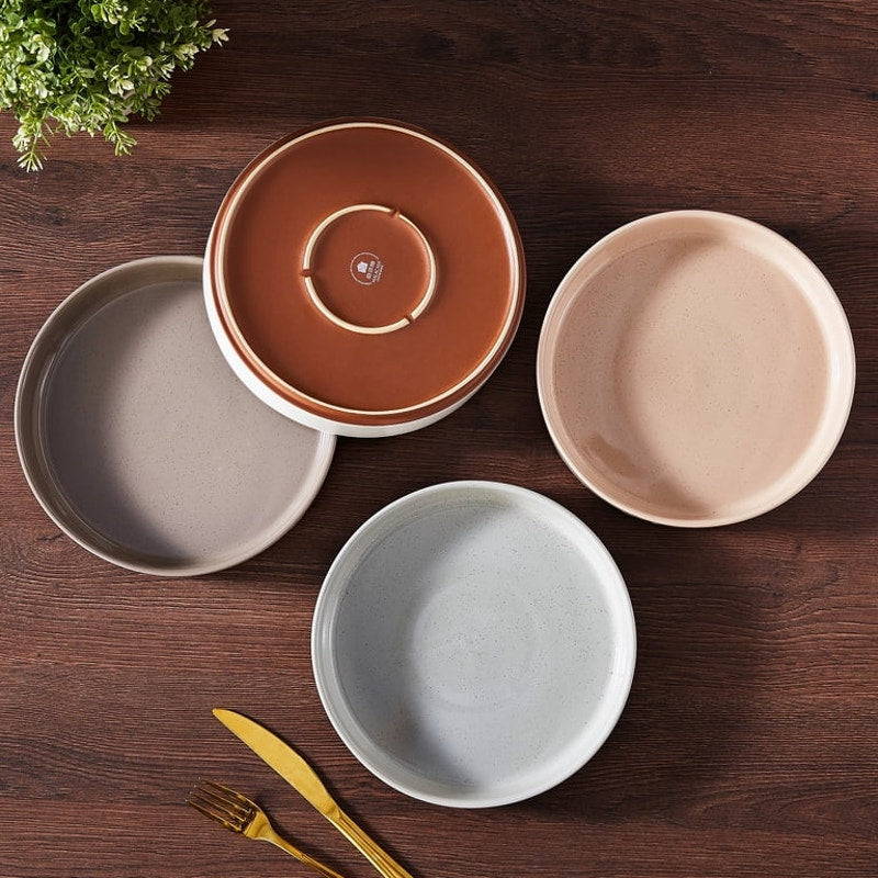 Vancasso Pasta / Salad Bowls Set of 4, 38 oz Stoneware