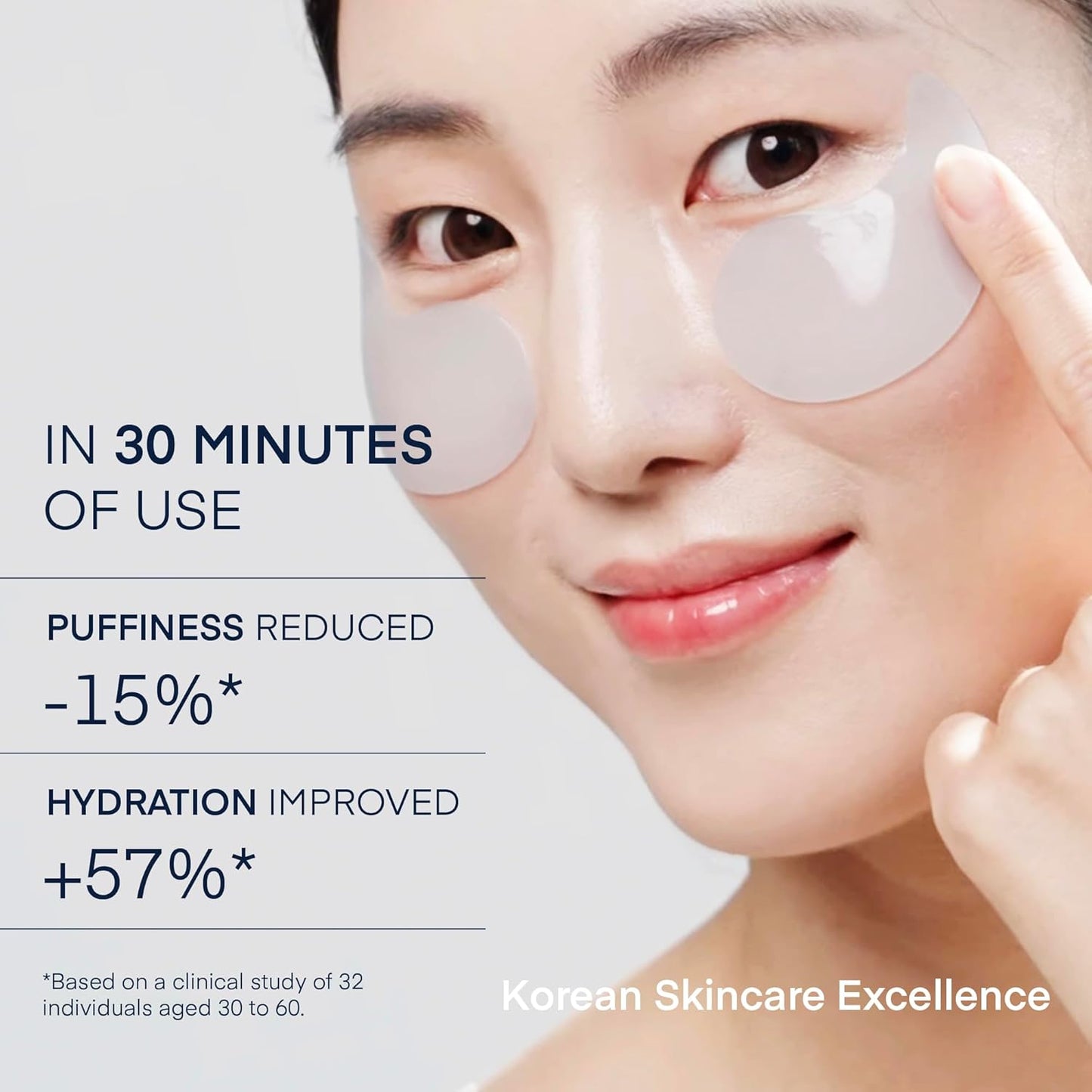 Under Eye Gel Patches w/ Caffeine Hyaluronic Acid Niacinamide Undereye Korea